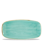 Stonecast Mint Chefs Oblong Plate No.3 - Hand Decorated Elegance