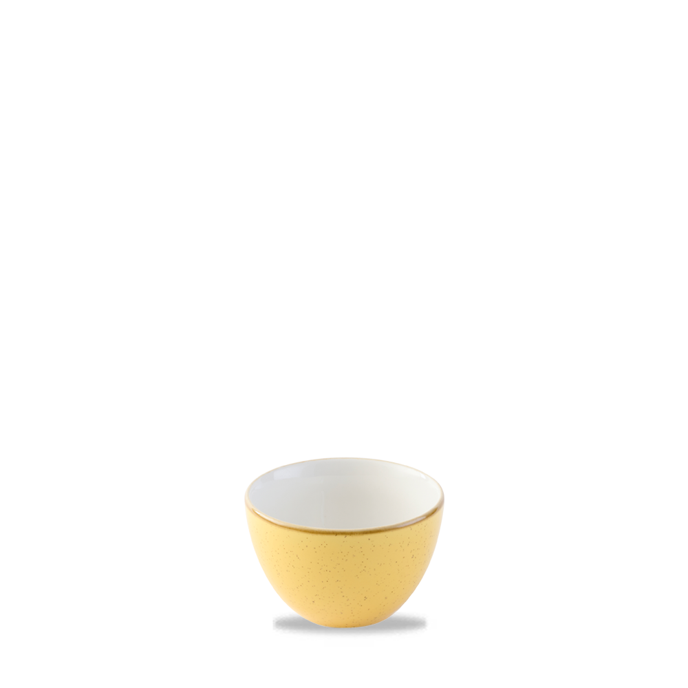 Stonecast Mustard Seed Sugar Bowl - 8oz Rustic Elegance