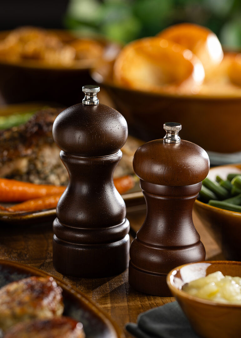 Dark Wood Salt/Pepper Grinder 4" (10cm)