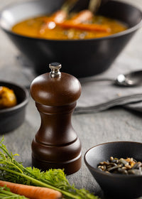 Dark Wood Salt/Pepper Grinder 4" (10cm)