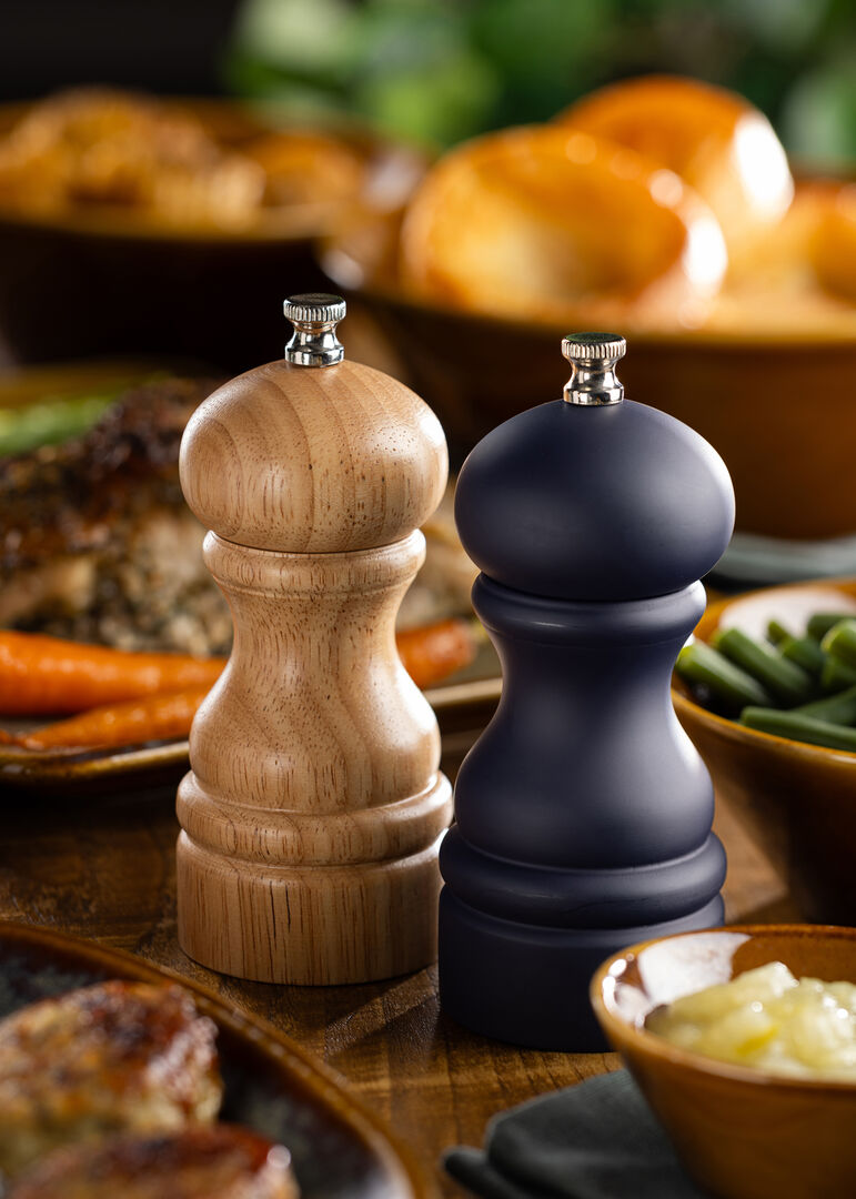 Navy Wood Salt/Pepper Grinder 5" (13cm)