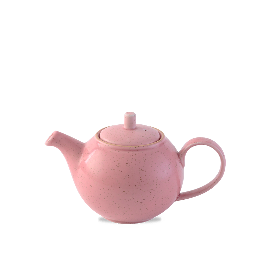 Stonecast Petal Pink Teapot - 15oz Handcrafted Elegance