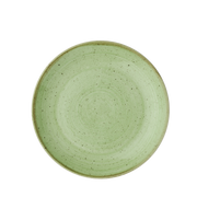 Stonecast Sage Green Coupe Plate 16.5cm - Rustic Elegance for Your Table