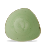 Stonecast Sage Green Triangle Bowl - Rustic Elegance for Every Tabletop