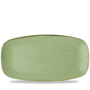 Stonecast Sage Green Chefs Oblong Plate No.4 - Rustic Elegance