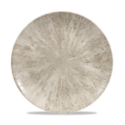 Stone Agate Grey Evolve Porcelain Coupe Plate 10.25"