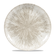 Stone Agate Grey Evolve Porcelain Coupe Plate 11.25"