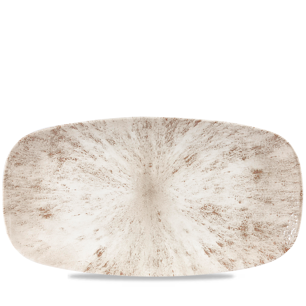 Stone Agate Grey Chefs Oblong Plate 13 7/8 X 7 3/8" - Studio Prints