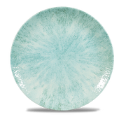 Stone Aquamarine Evolve Porcelain Coupe Plate 10.25"