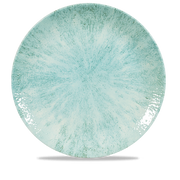 Stone Aquamarine Evolve Porcelain Coupe Plate 11.25"