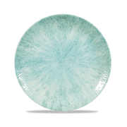 Stone Aquamarine Evolve Porcelain Coupe Plate 8.67"