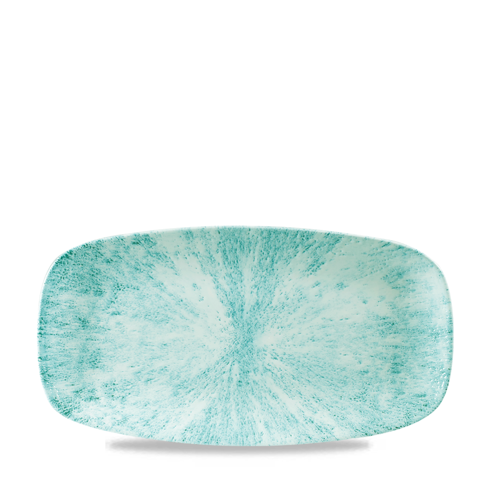 Stone Aquamarine Chefs Oblong Platter 11 3/4 X 6"