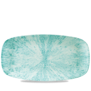 Stone Aquamarine Chefs Oblong Platter 13 7/8 X 7 3/8"