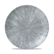 Stone Pearl Grey Evolve Porcelain Coupe Plate 10.25"