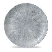 Stone Pearl Grey Evolve Porcelain Coupe Plate 11.25"