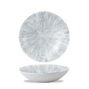 Stone Pearl Grey Evolve Porcelain Coupe Bowl 7.25" - Modern Elegance for Dining