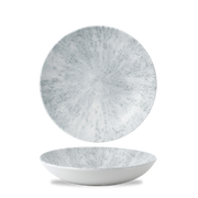 Stone Pearl Grey Evolve Porcelain Coupe Bowl 9.75"