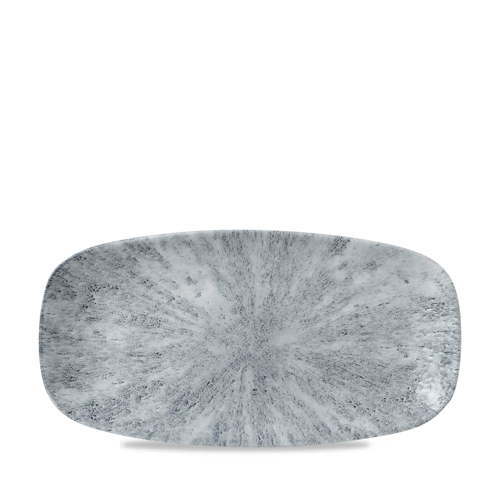 Stone Pearl Grey Chefs Oblong Plate 11 3/4 X 6
