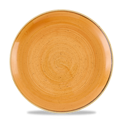 Stonecast Tangerine Coupe Plate 28.8cm - Unique Handpainted Tableware