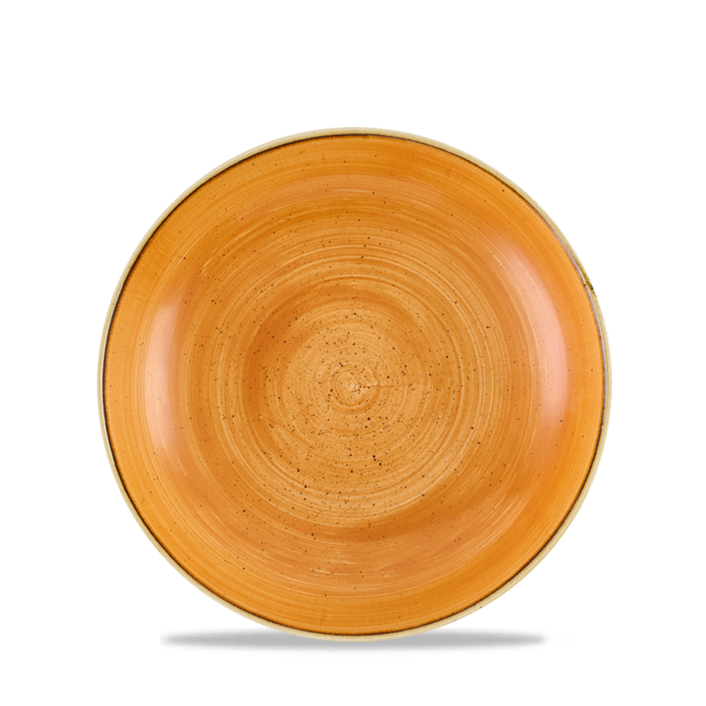 Churchill Stonecast Tangerine Coupe Bowl 18.2cm - Hand Painted Elegance