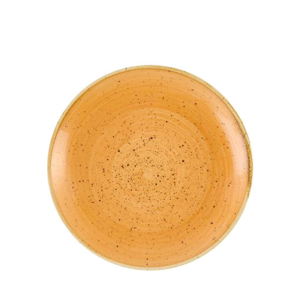 Stonecast Tangerine Coupe Plate 16.5cm - Vibrant and Unique Tableware