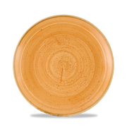 Stonecast Tangerine Coupe Plate 21.7cm - Hand Decorated Elegance