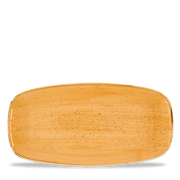 Stonecast Tangerine Chefs Oblong Plate No.3 29.8 X 15.3cm