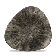 Stone Quartz Black Lotus Triangle Plate 7"