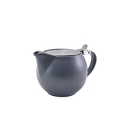GenWare Porcelain Matt Grey Teapot with St/St Lid & Infuser 50cl/ 17.6oz