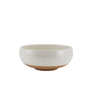 GenWare Kava White Stoneware Belly Bowl 14.5cm