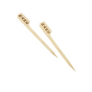 Bamboo Steak Markers 9cm/ 3.5" Rare (100pcs)