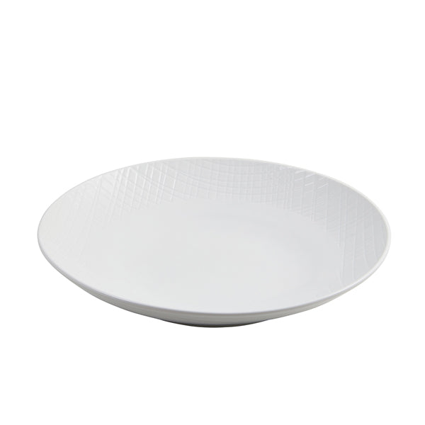 Incise Porcelain Lavara Coupe Bowl 25.5cm