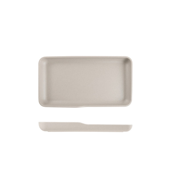 Sand Brown Copenhagen Melamine GN 1/3 Platter 32.5 x 17.6 x 3.5cm
