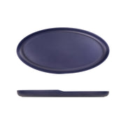 Denim Blue Copenhagen Oval Melamine Dish 47.5 x 24cm