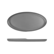 Grey Copenhagen Oval Melamine Dish 47.5 x 24cm