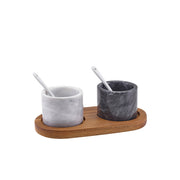Marble Salt & Pepper Pot Set