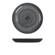 Black Marrakesh Melamine Bowl 38 x 4.5cm