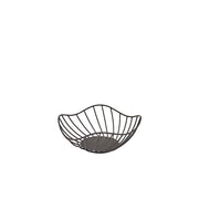 GenWare Lotus Leaf Black Wire Basket 20 x 8cm
