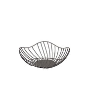 GenWare Lotus Leaf Black Wire Basket 28.5 x 10cm