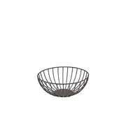 GenWare Round Black Wire Basket 20 x 8cm