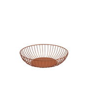 GenWare Round Copper Wire Basket 27 x 7cm