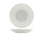 Incise Porcelain Lustre Deep Winged Plate 26cm