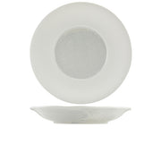 Incise Porcelain Lustre Deep Winged Plate 30cm