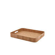 GenWare Light Wood Veneer Butlers Tray 45.5 x 36cm