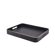 GenWare Black Wood Veneer Butlers Tray 50 x 38cm