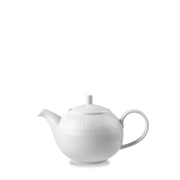 Bamboo White Porcelain Beverage Tea Pot 15oz
