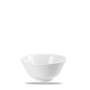 Bamboo White Porcelain Rice Bowl 4 1/2"