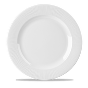 Bamboo White Porcelain Presentation Plate 12"