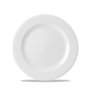 Bamboo White Porcelain Plate 8.25"