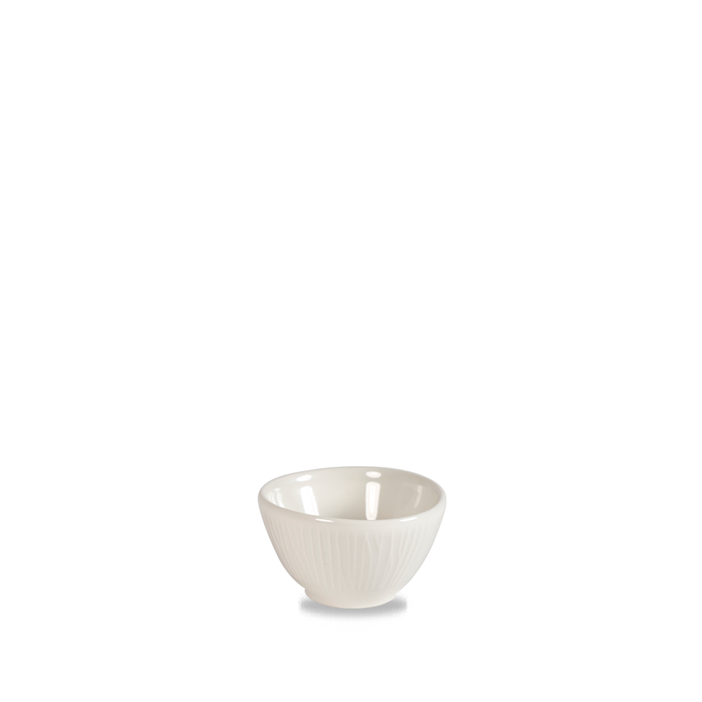Bamboo White Porcelain Dip Pot 2oz